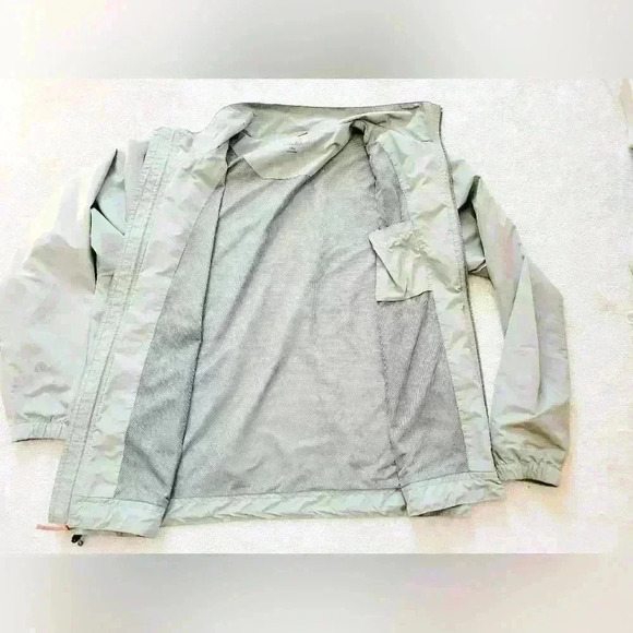 Cabela’s Windcrest tan full zip-up pop p collar lined windbreaker size Large - Picture 6 of 9